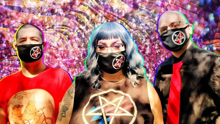 From left, defendants Nathan Sullivan, Leah Fishbaugh, and David Johnson.